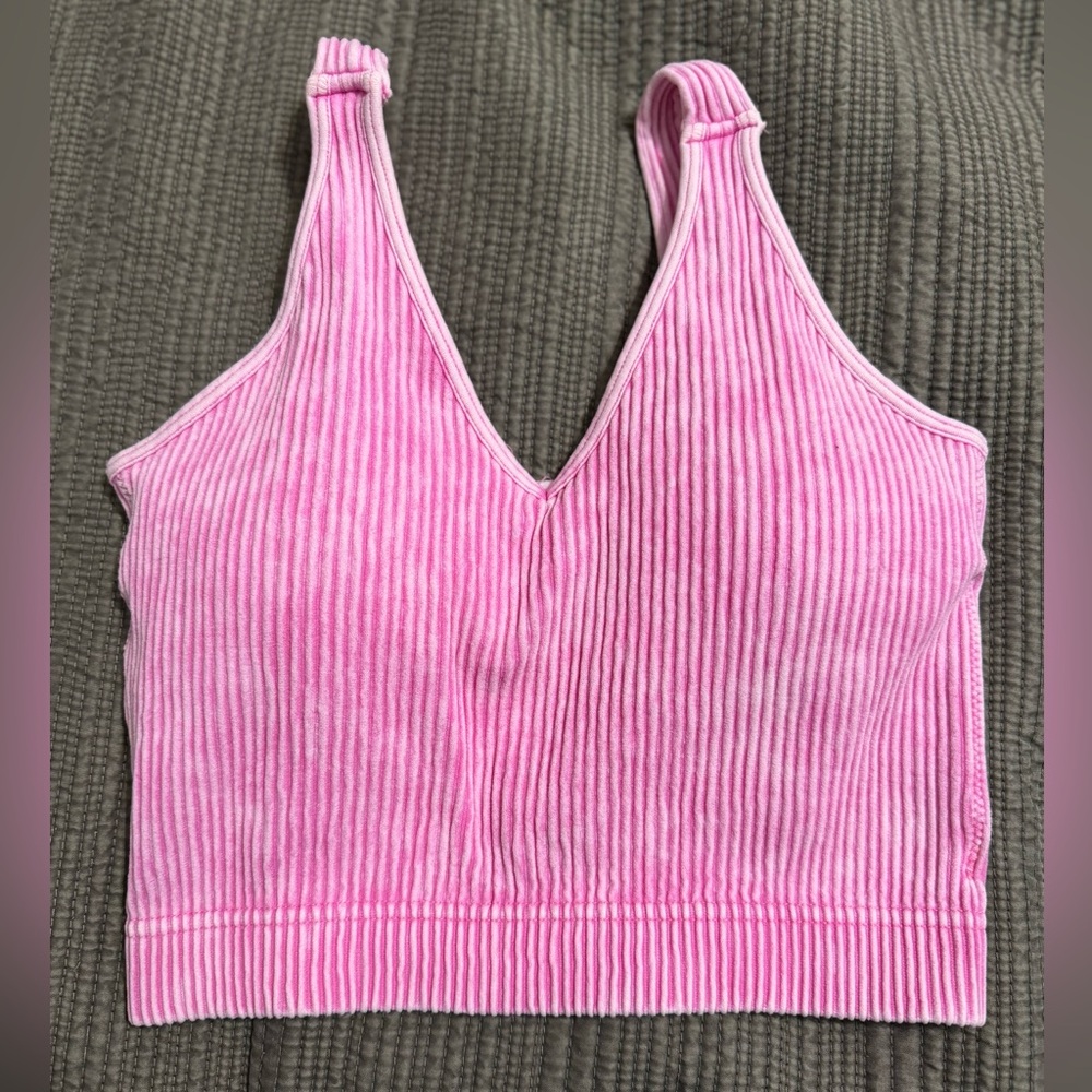 Zenana Acid Washed Ribbed Brami